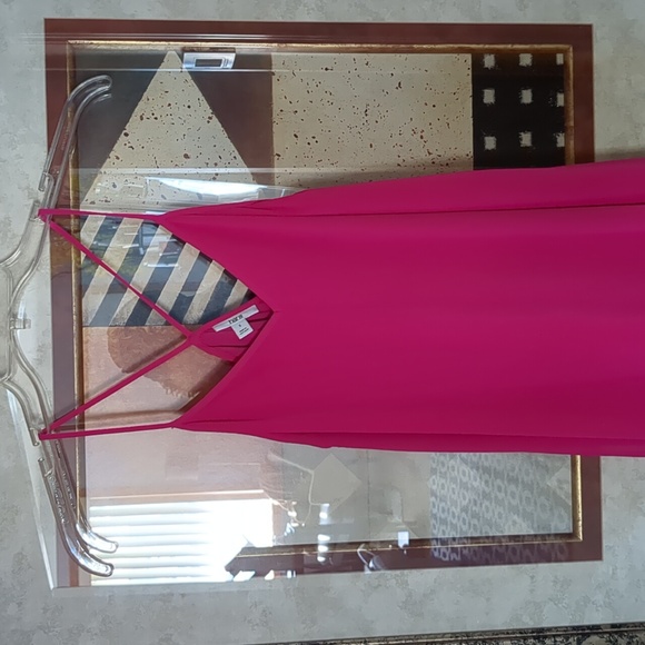 BAR III FUSCHIA/ORANGE DRESS - Picture 2 of 10